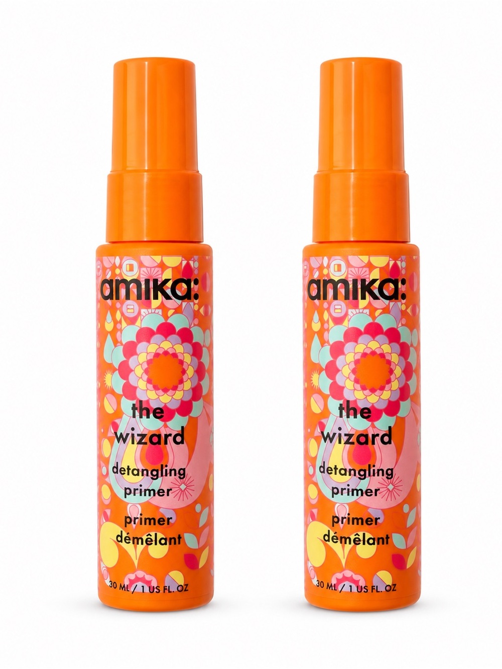 amika the wizard detangling primer mini duo 1oz X 2 BRAND NEW